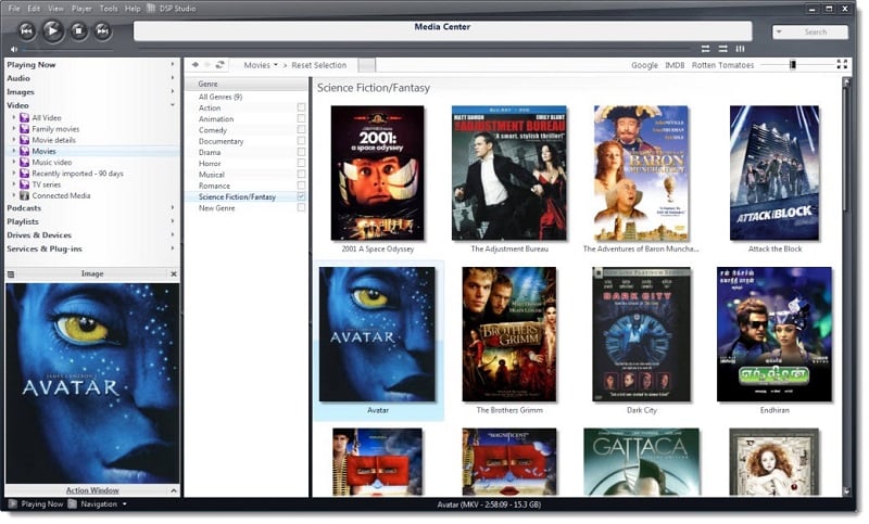 Customizable JRiver Media
