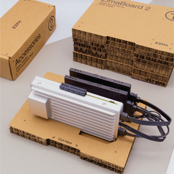 ZimaBoard 2 with drives